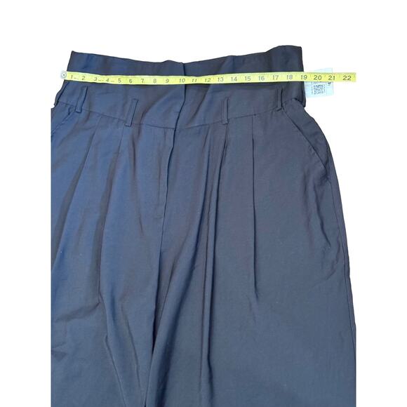 NWT Forever 21 Plus size 1X Black paper bag Pants high wast wide leg - Picture 4 of 6